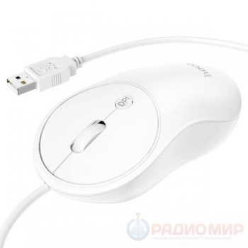 Проводная USB-мышь Hoco GM13 Esteem с 4D кнопкой и DPI до 1600
